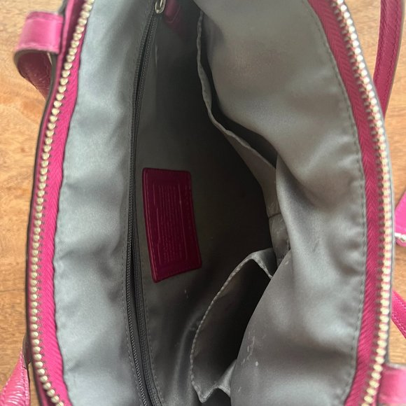 Coach Deep Raspberry Handbag - Picture 3 of 4